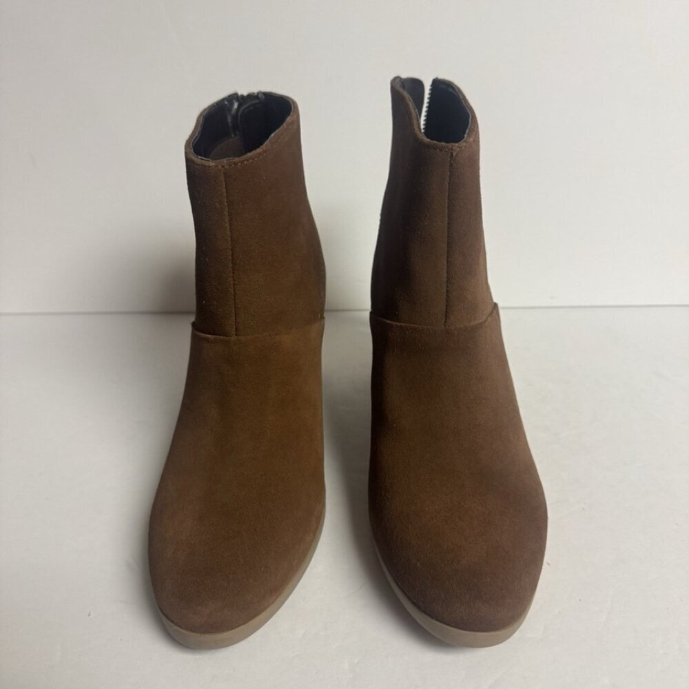 Hush Puppies Womens Ingrid Ankle Boot Tan Suede Size 8 M - Picture 3 of 6